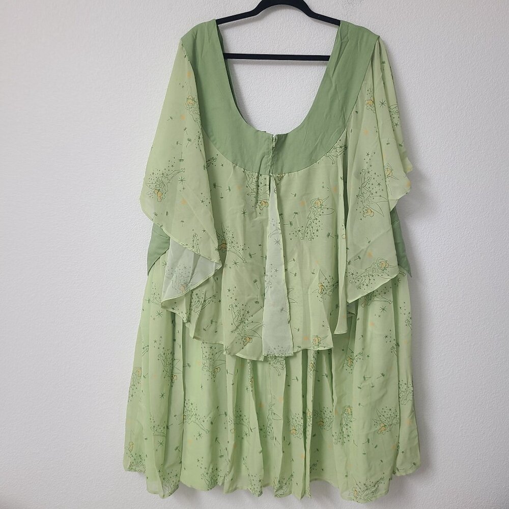 Her Universe Tinkerbell Retro Dress Plus Size 30 Green - Picture 2 of 9